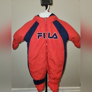 NWOT Fila One Piece Puffer Jacket Size  6/9M